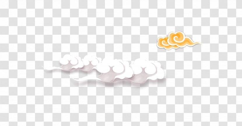 Brand Pattern - White - Clouds Float Transparent PNG