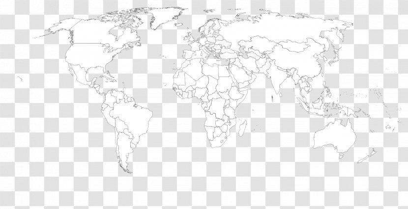 Drawing Quiz: Geo World Monochrome Line Art Sketch - Map Transparent PNG
