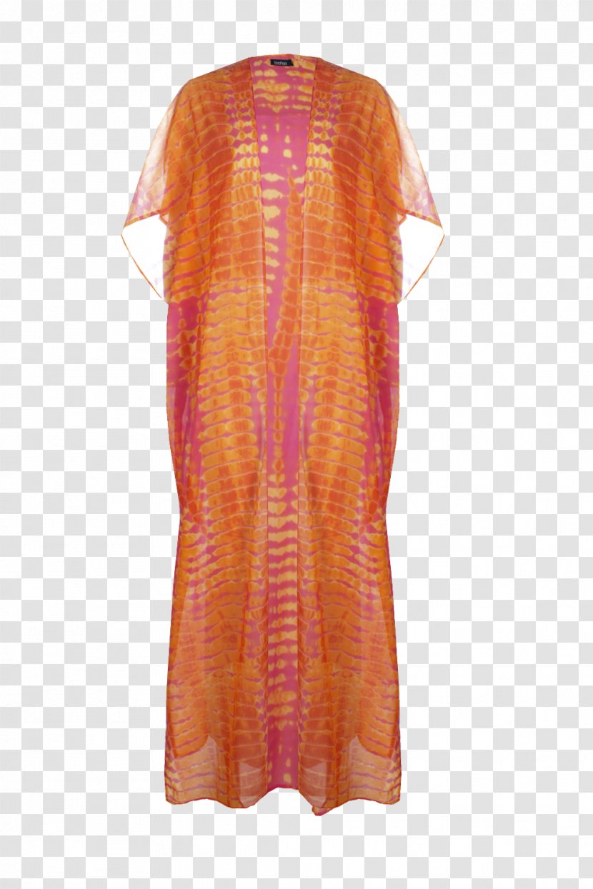 Shoulder Dress - Orange Transparent PNG