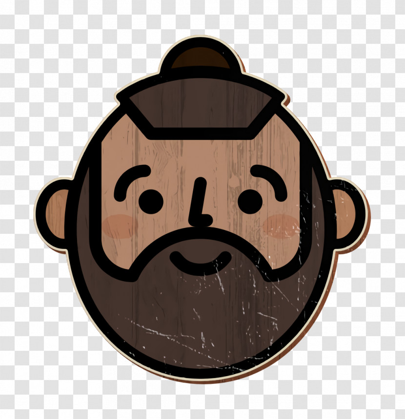 Happy People Icon Man Icon Beard Icon Transparent PNG