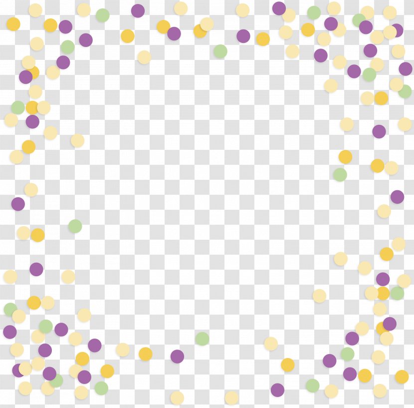 Point Download Polka Dot Pattern - Area - Color Wave Border Transparent PNG