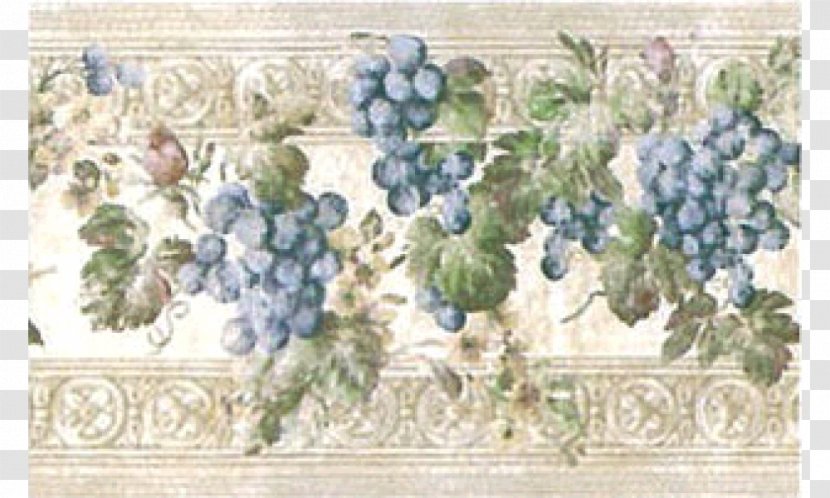 Grapevines Crown Molding Wallpaper - Vitis - Grape Transparent PNG