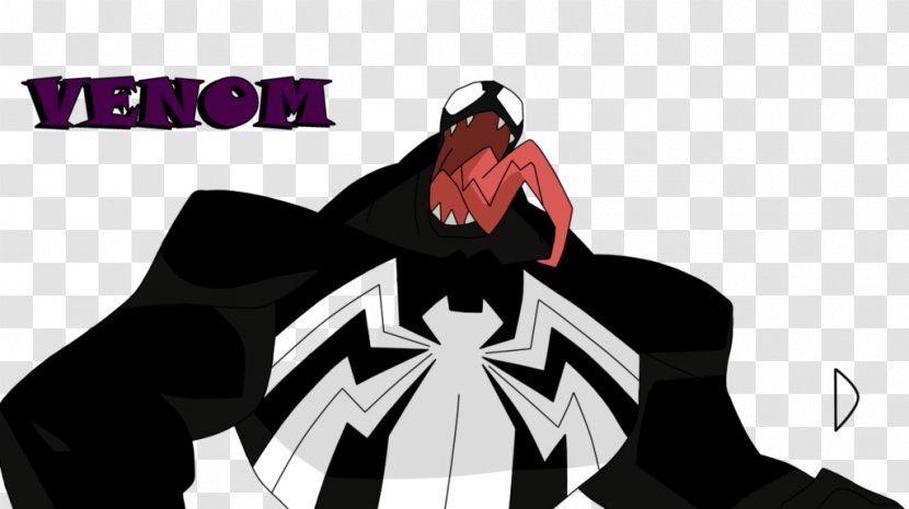 Spider-Man Venom Character Cartoon Drawing - Silhouette - Spider-man Transparent PNG