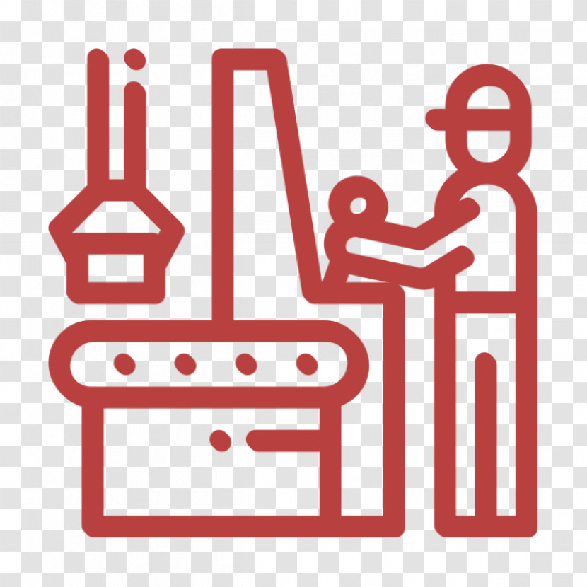 Conveyor Icon Monitoring Icon Mass Production Icon Transparent PNG