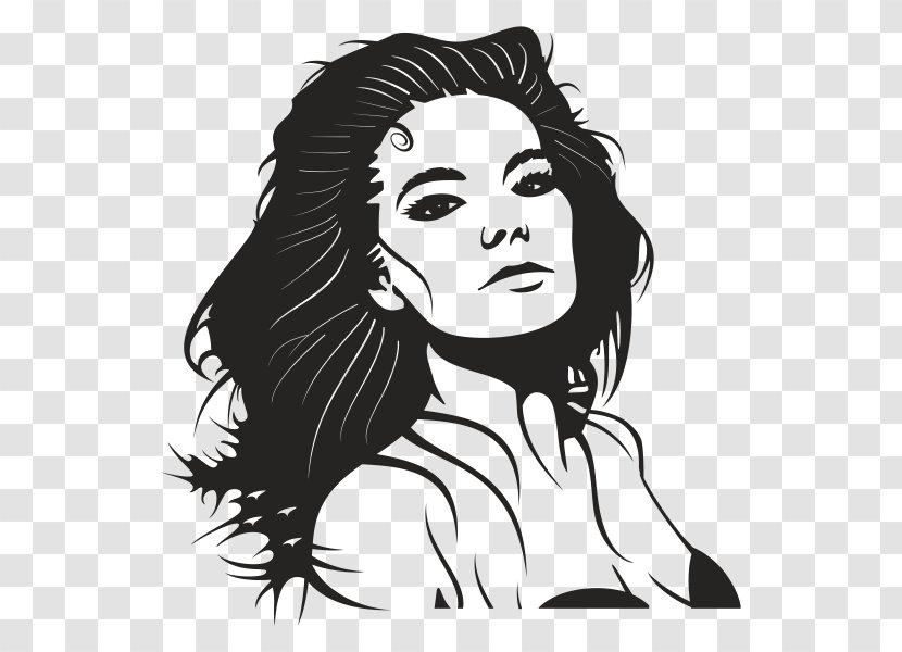 Björk Cartoon Female - Silhouette - Jim Morrison Transparent PNG