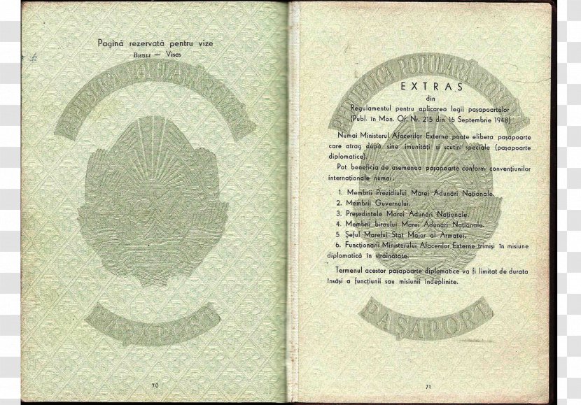 Israeli Passport Korean War North Korea Cold - Paper Transparent PNG