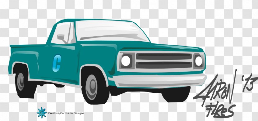 Pickup Truck Car Flatbed Animaatio Transparent PNG