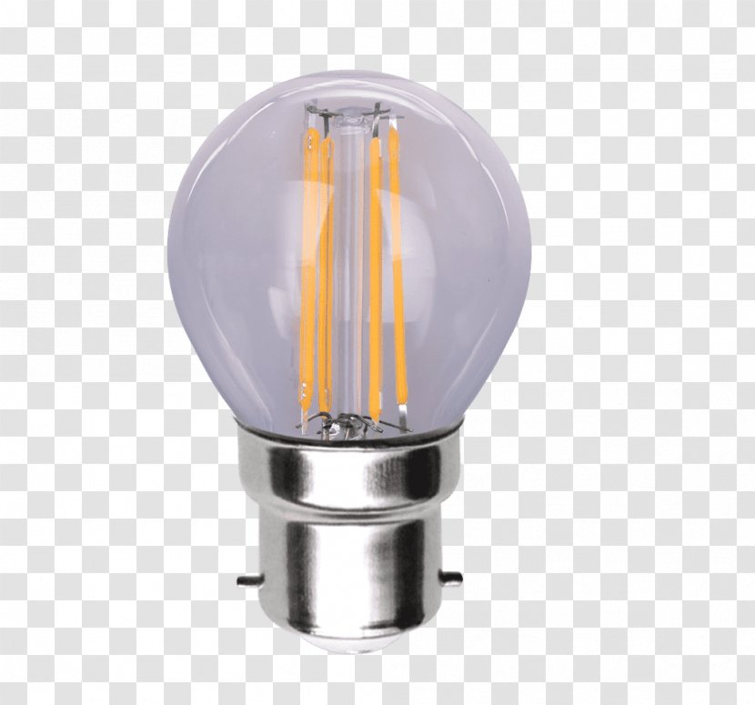 Lighting LED Filament Lamp Incandescent Light Bulb Transparent PNG