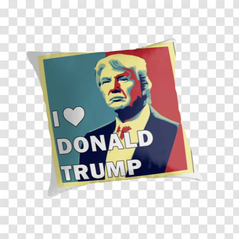 Donald Trump United States Of America Cushion Pillow T-shirt - Tshirt - I Love Transparent PNG