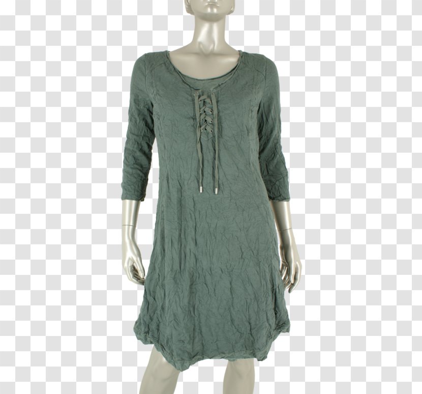 Sleeve Blouse Dress Neck Turquoise - Day Transparent PNG