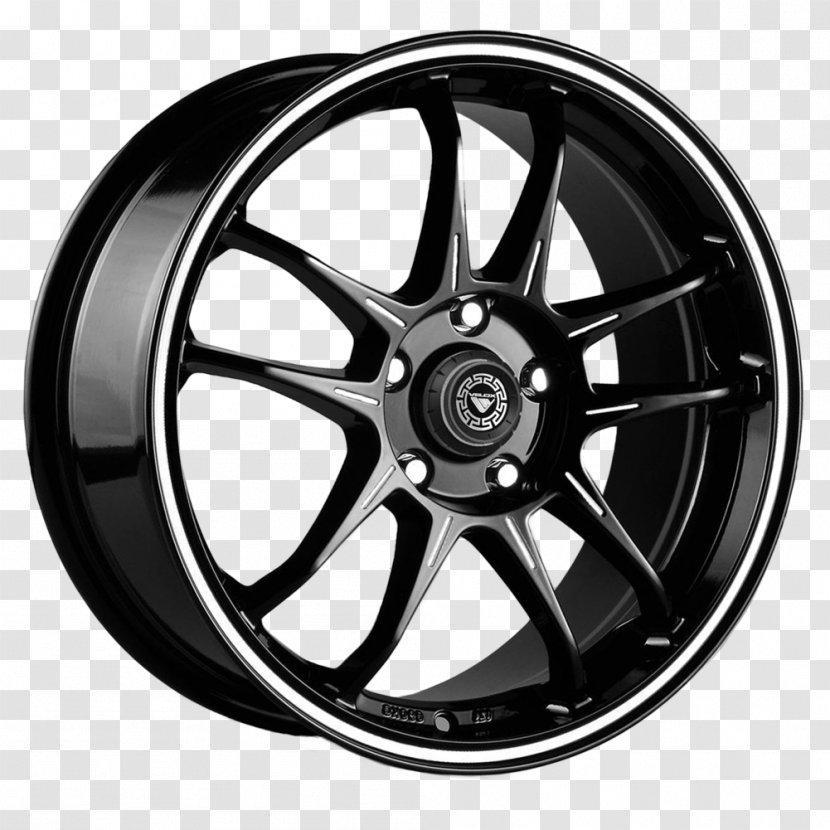 Car Rim Wheel Acura Legend Chevrolet Corvette - Black Transparent PNG