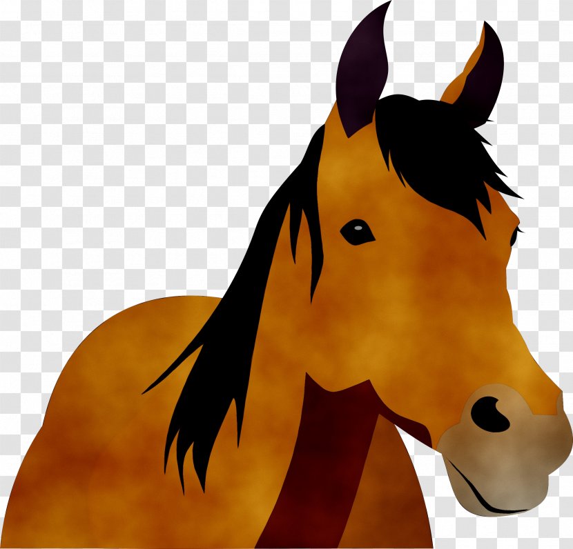Clip Art Vector Graphics Mustang - Horse Head Mask Transparent PNG