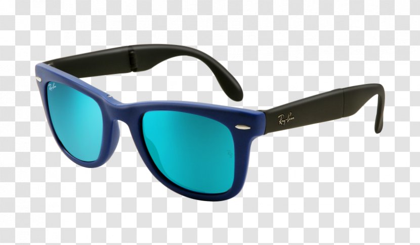 Ray-Ban Wayfarer Folding Flash Lenses Original Classic Sunglasses - Vision Care - Ray Ban Transparent PNG