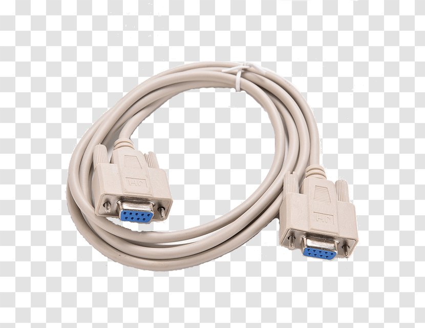 RS-232 Serial Port Null Modem Cable Electrical - Computer - USB Transparent PNG