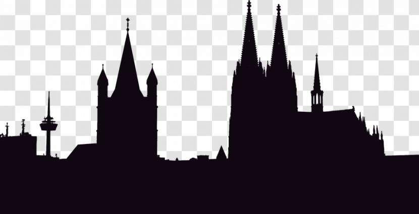 Vector Graphics Building Silhouette Cologne Cathedral Photograph - City Transparent PNG