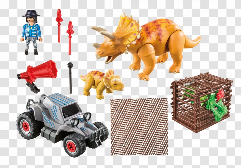 Playmobil 0 Off-road Vehicle Triceratops Car - Enemy Transparent PNG