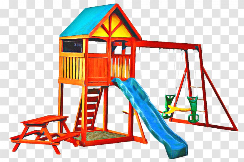 Playground Cartoon - Swing - Toy Transparent PNG