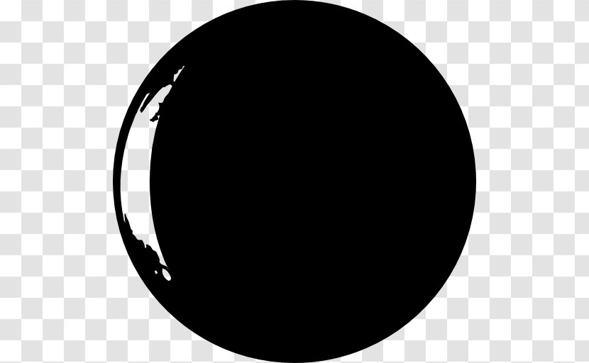 Black And White Monochrome Oval - Crescent - Drumhead Transparent PNG