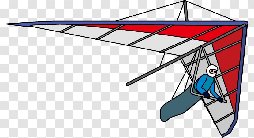 Hang Gliding Glider Wing Clip Art - Outdoor Recreation - Hang-glider Transparent PNG