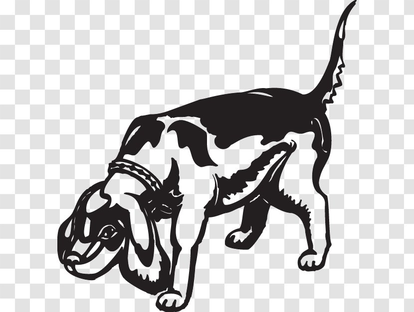 Dog Clip Art Illustration Vector Graphics Image - Black And White Transparent PNG