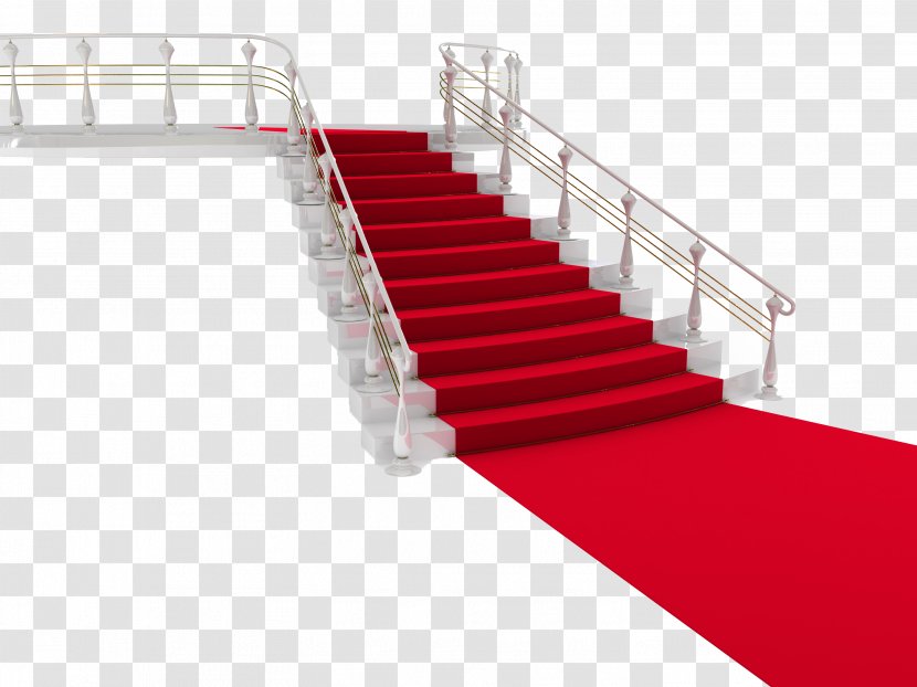 Dubai Red Carpet Stairs Wallpaper - Rectangle Transparent PNG