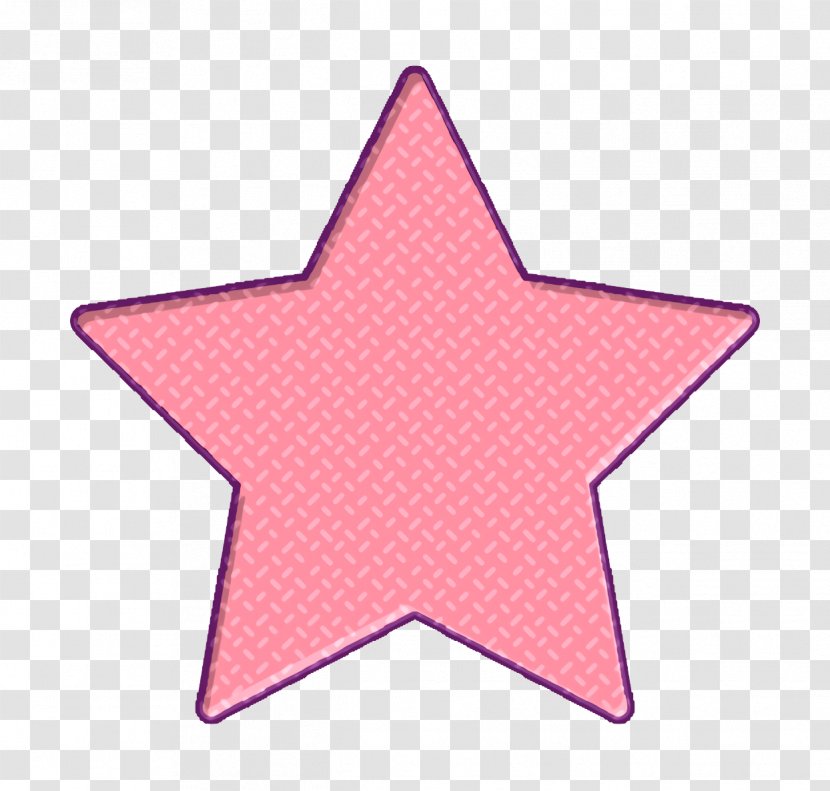 Essential Compilation Icon Star - Pink - Peach Transparent PNG