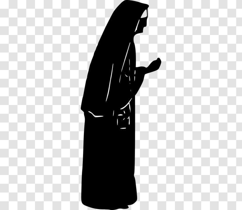 Nun Silhouette Sister Clip Art - Drawing Transparent PNG