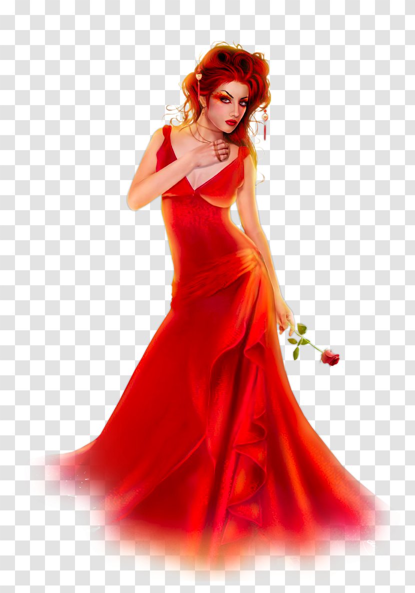 DeviantArt Work Of Art - Watercolor - Evening Dress Transparent PNG