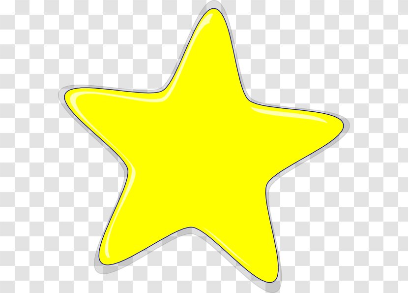 Yellow Star Area Angle Clip Art - Smile Cliparts Transparent PNG