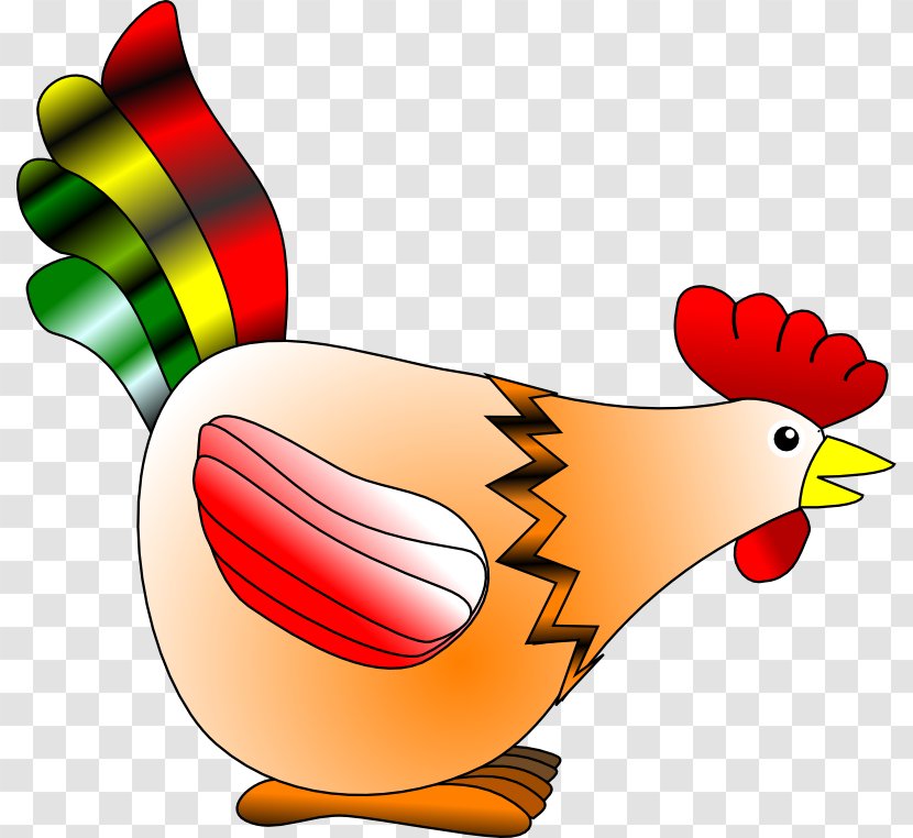 Chicken Rooster Clip Art - Livestock - Picture Of A Transparent PNG
