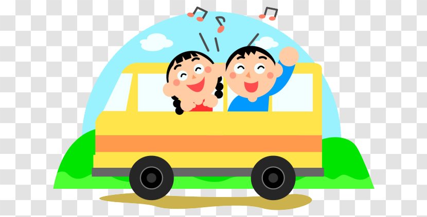 Field Trip School Child Clip Art - Heart - Happy Singing In The Car Transparent PNG