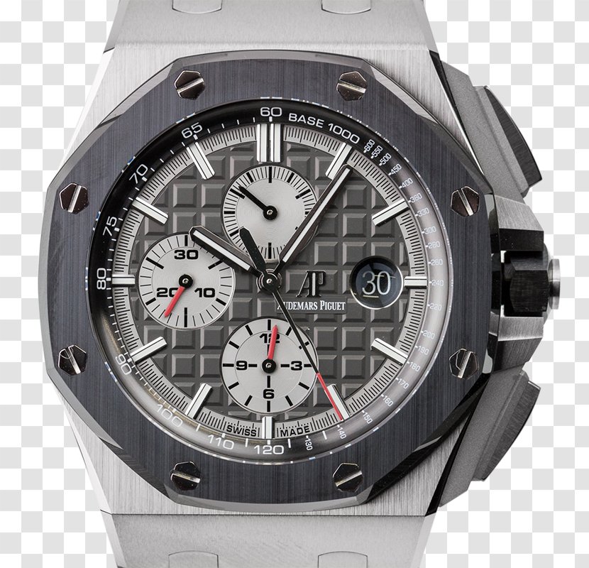 Audemars Piguet Royal Oak Offshore Chronograph Watch Tourbillon - Strap Transparent PNG