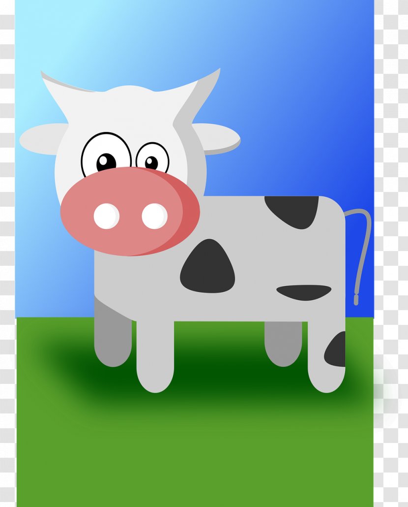Cartoon Cattle Animal Clip Art - Cow Transparent PNG