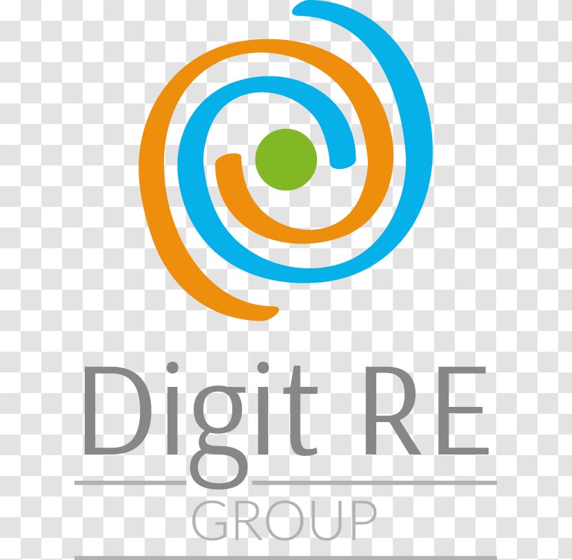 Digit RE Group Numerical Number Logo Real Property - Maxim Office Transparent PNG