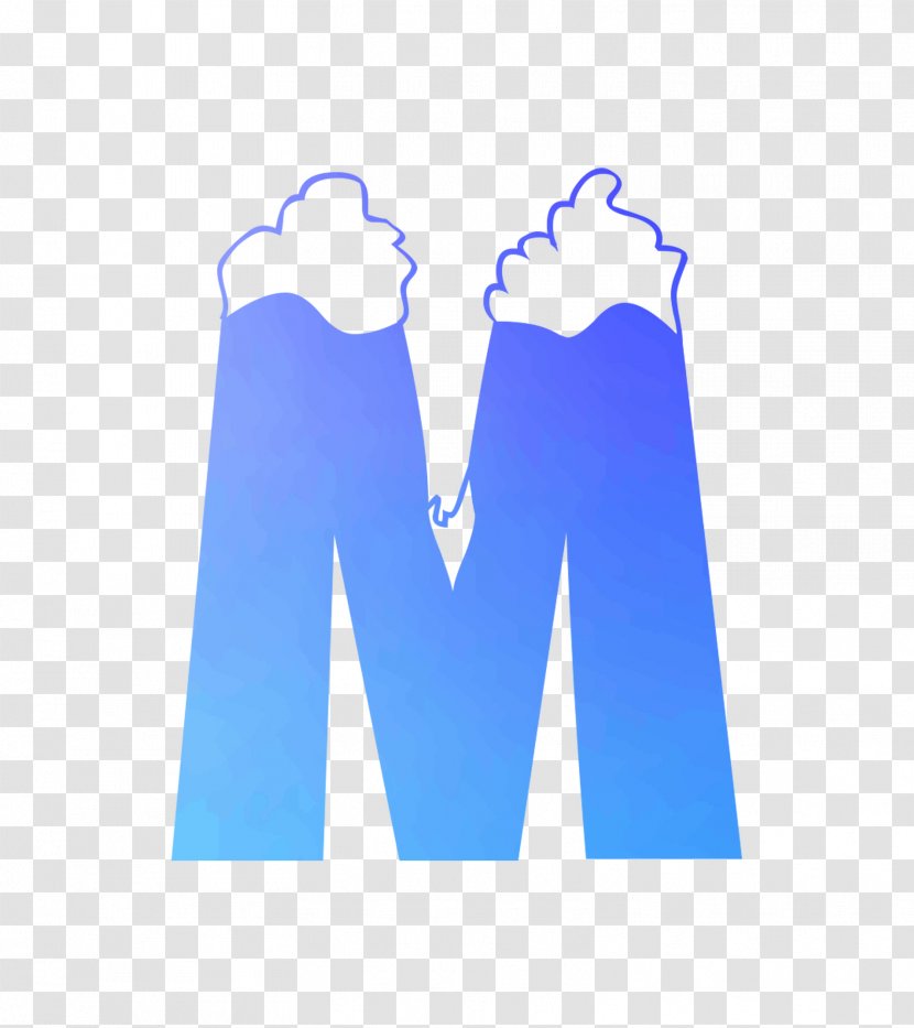 Logo Font Product Outerwear - Blue - Cobalt Transparent PNG