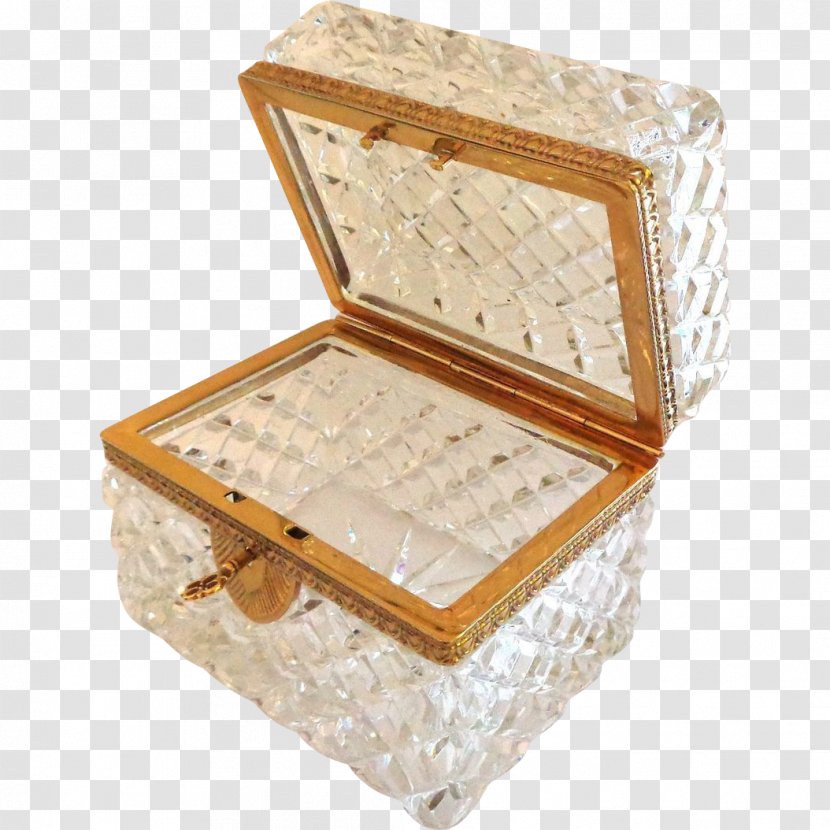 Earring Box Casket Diamond Cut Jewellery - Synthetic - Crystal Transparent PNG