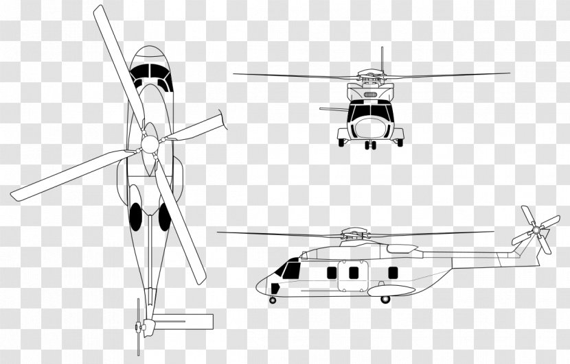 Helicopter Rotor NHIndustries NH90 Bell UH-1 Iroquois Sikorsky UH-60 Black Hawk - Tiltrotor Transparent PNG