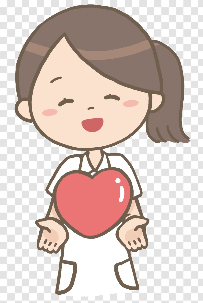 Nursing Care Nurse پرستاری در ژاپن 看護師国家試験 - Heart - Bust Transparent PNG