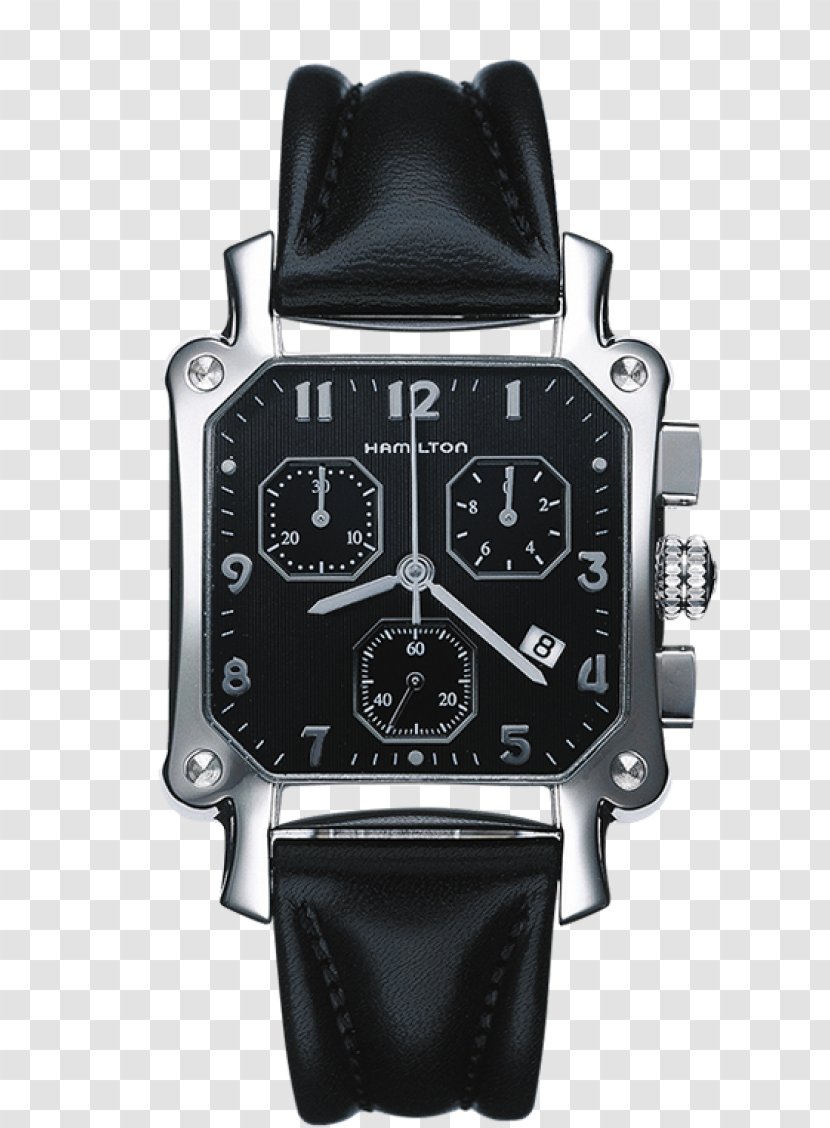 Hamilton Watch Company Chronograph Omega SA Jaeger-LeCoultre - Metal - Black Watches Women Mechanical Transparent PNG