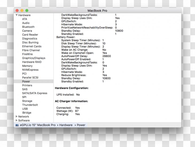 MacBook Pro MacOS Sierra - Electric Battery - Macbook Transparent PNG