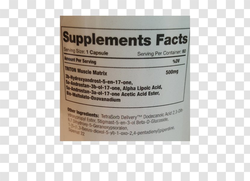 Nutrition Facts Label - Body Building Transparent PNG