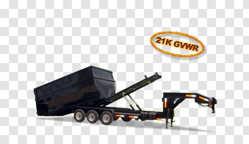 Roll-off Trailer Dump Truck Cargo - Heavy Machinery - America Goes Over The Cliff Transparent PNG