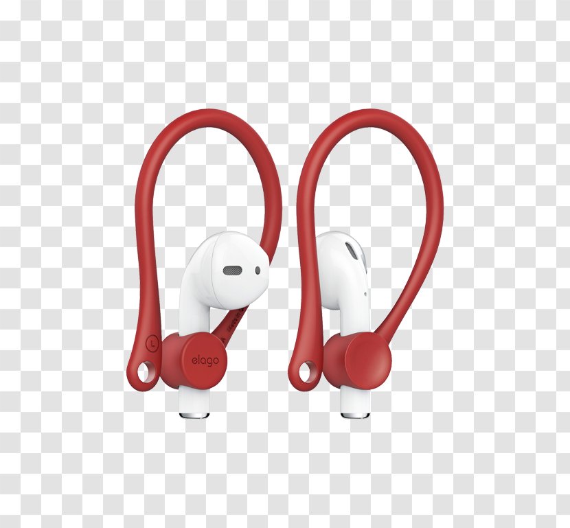 Elago AirPods EarHook For Apple Silicone Case Hang - Nose Transparent PNG