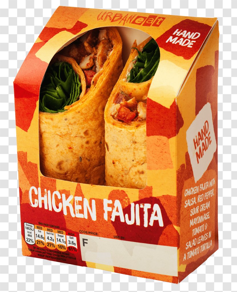 Vegetarian Cuisine Fast Food Wrap Shawarma - Eating - Fajita Transparent PNG