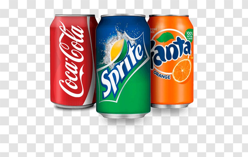 Fizzy Drinks World Of Coca-Cola Sprite Fanta - Cola Wars - Coca Transparent PNG