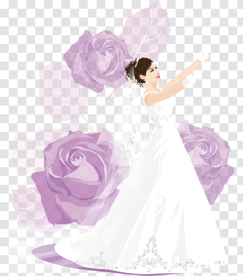 Wedding Bride Photography Illustration - Frame - Vector Elements Transparent PNG