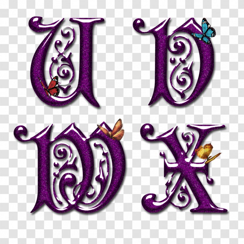 Lettering Alphabet Monogram Font - Fondos Transparent PNG