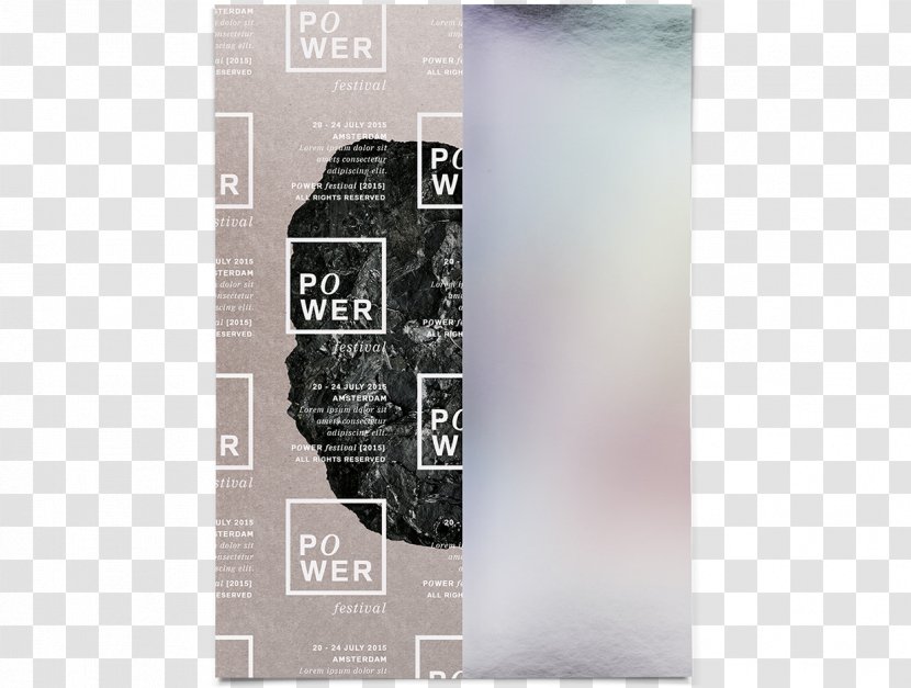 Brand Product Design Font - Festival Poster Transparent PNG