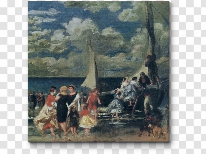 Luncheon Of The Boating Party Return Painter Impressionism Oil Painting - Recreation Transparent PNG