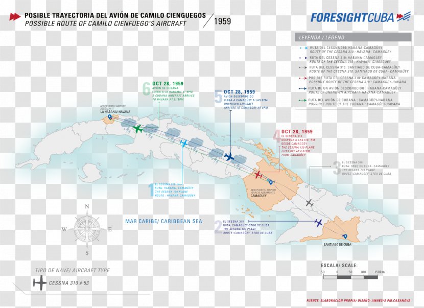 Cuban Revolution Santiago De Cuba Camagüey Map - Che Guevara - Fidel Castro Transparent PNG